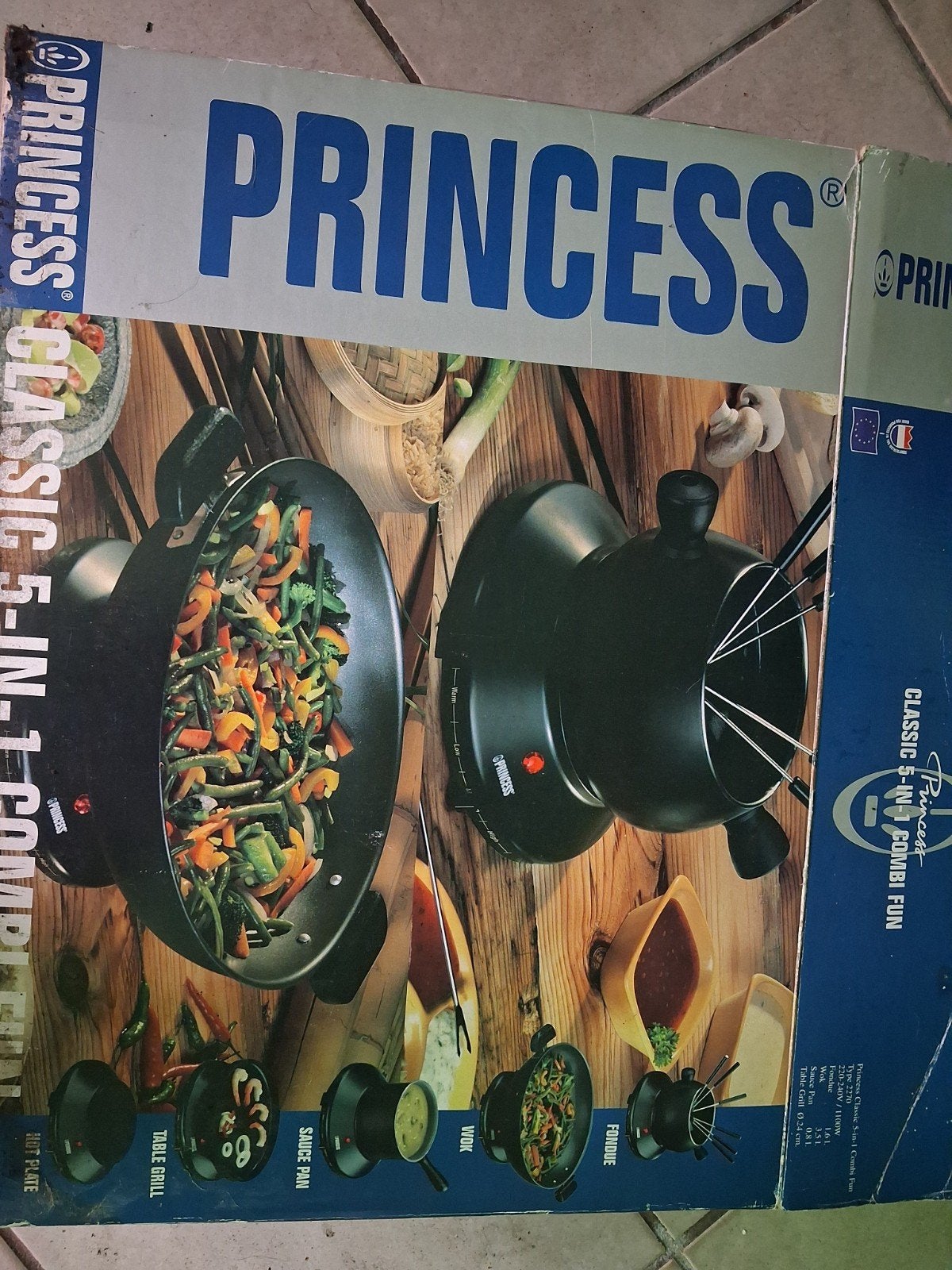 Princess Classic Combi Fun, Witgoed en Apparatuur, Ophalen, Gebruikt, Elektrisch, Fondueset