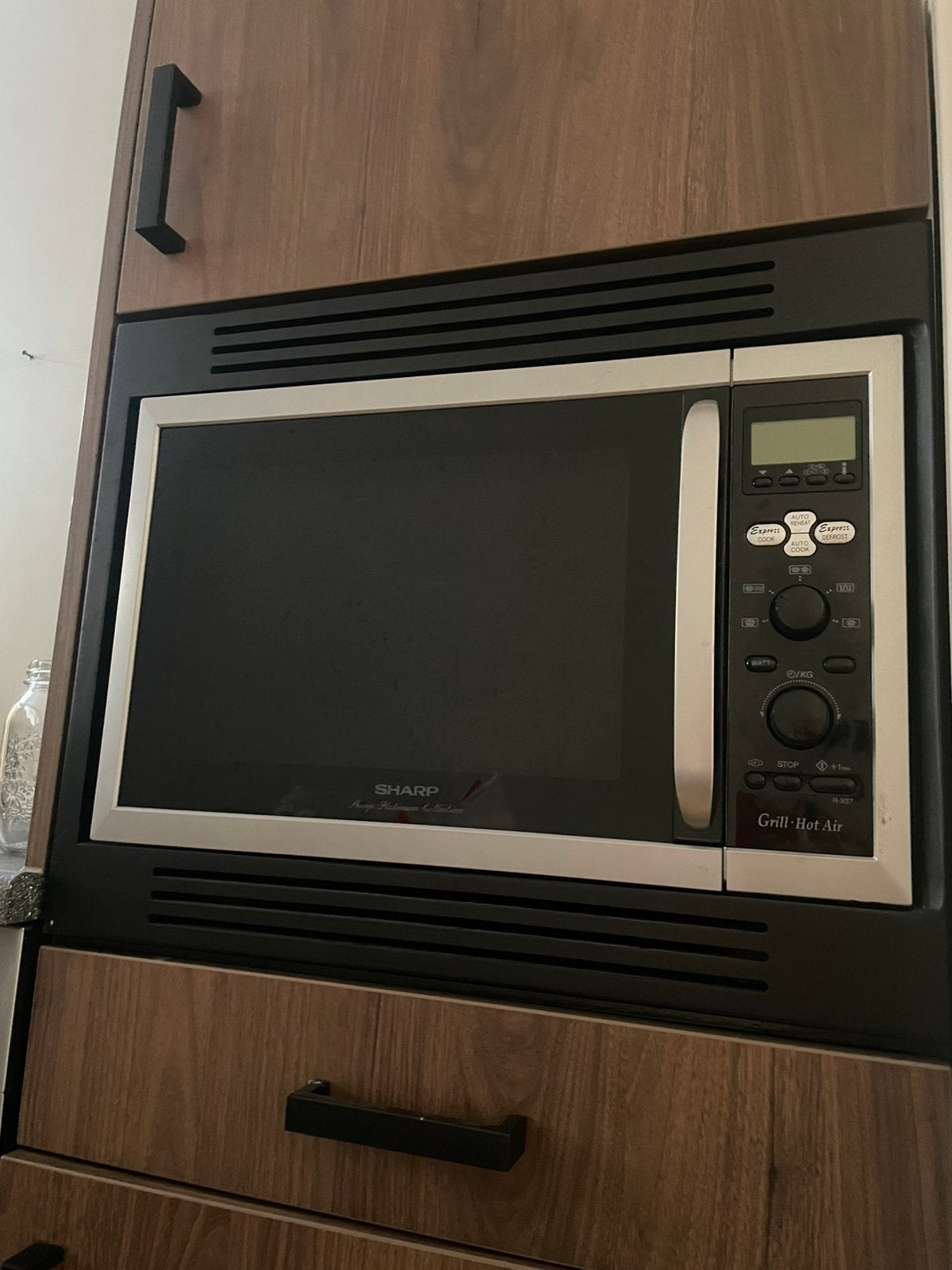 SHARP R-937 combi magnetron met grill en convectie, Witgoed en Apparatuur, Ophalen, Zo goed als nieuw, Grill