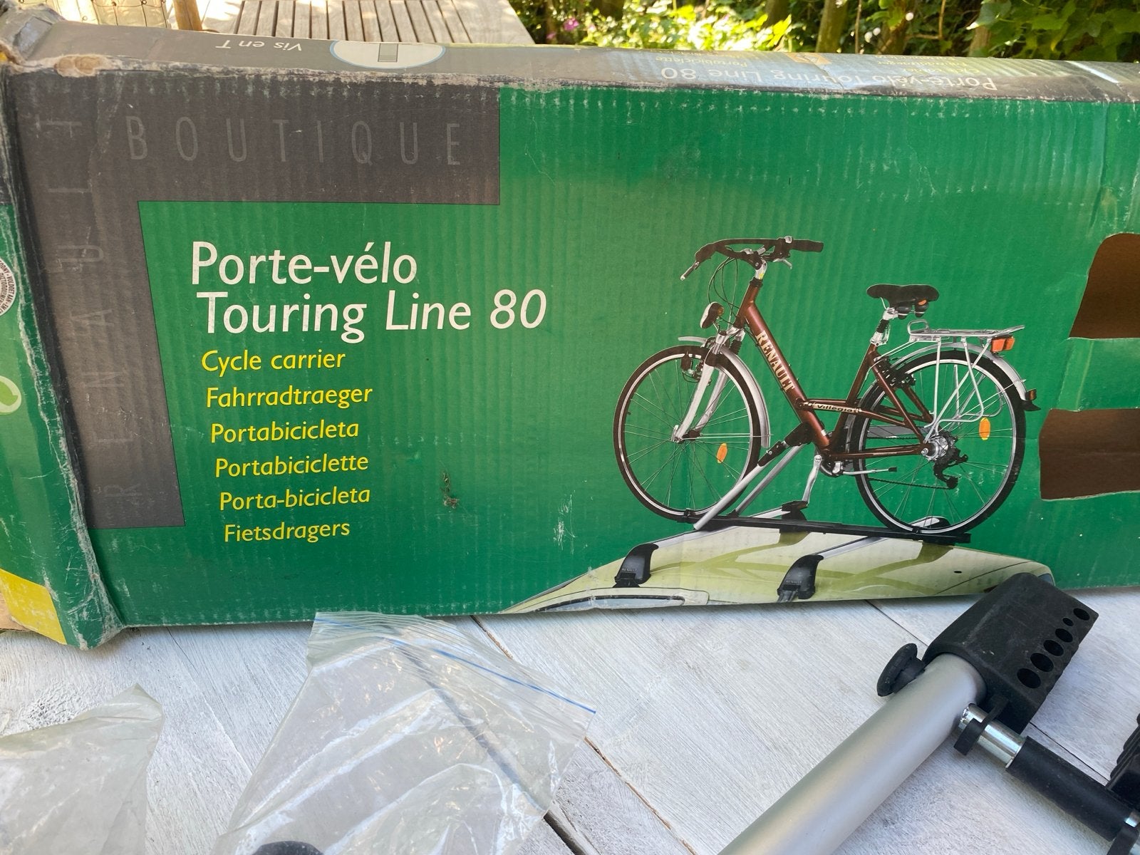 Renault Touring Line 80 Fietsendrager - Dakdrager, Auto diversen, Fietsendragers, Ophalen of Verzenden, 1 fiets, Nieuw, Dakdrager