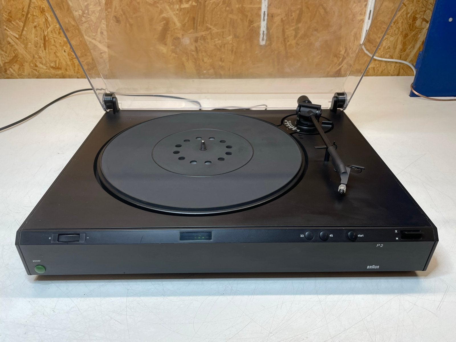 Braun P2 Platenspeler - Vintage Design en Ortofon Element, Gebruikt, Platenspeler, ..., Beaun