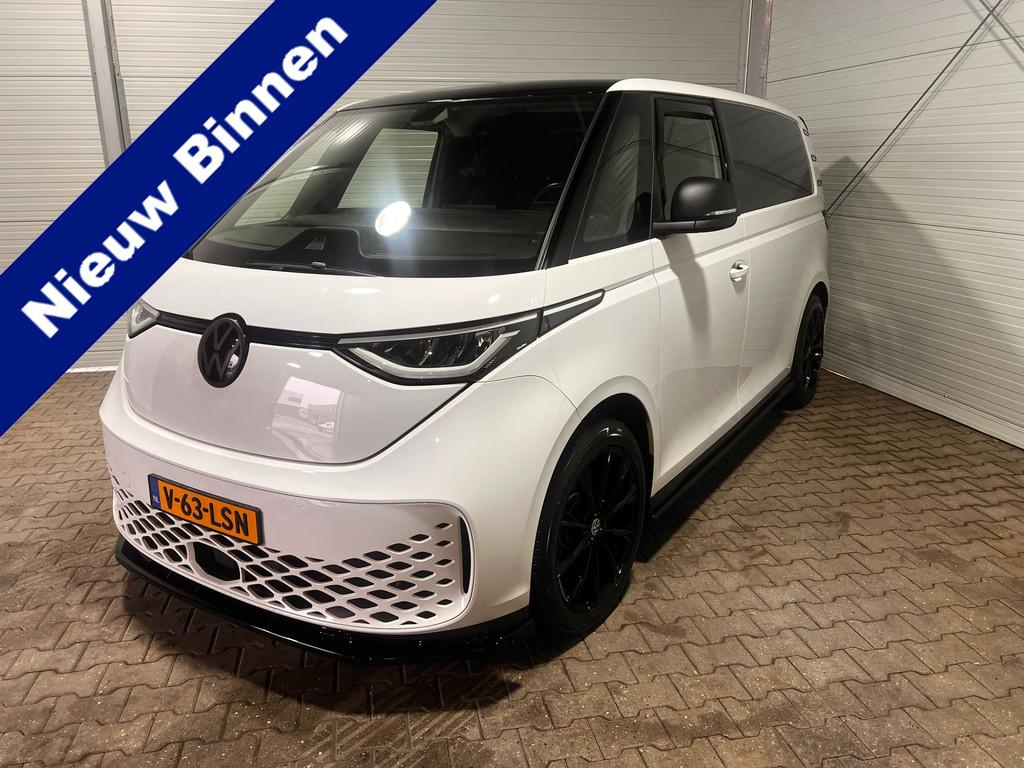 Volkswagen ID. Buzz Cargo VVB EDITION 77 kWh VVB383 NIEUWSTA, Auto's, Bestelauto's, Automaat, 421 km, Gebruikt, Zwart