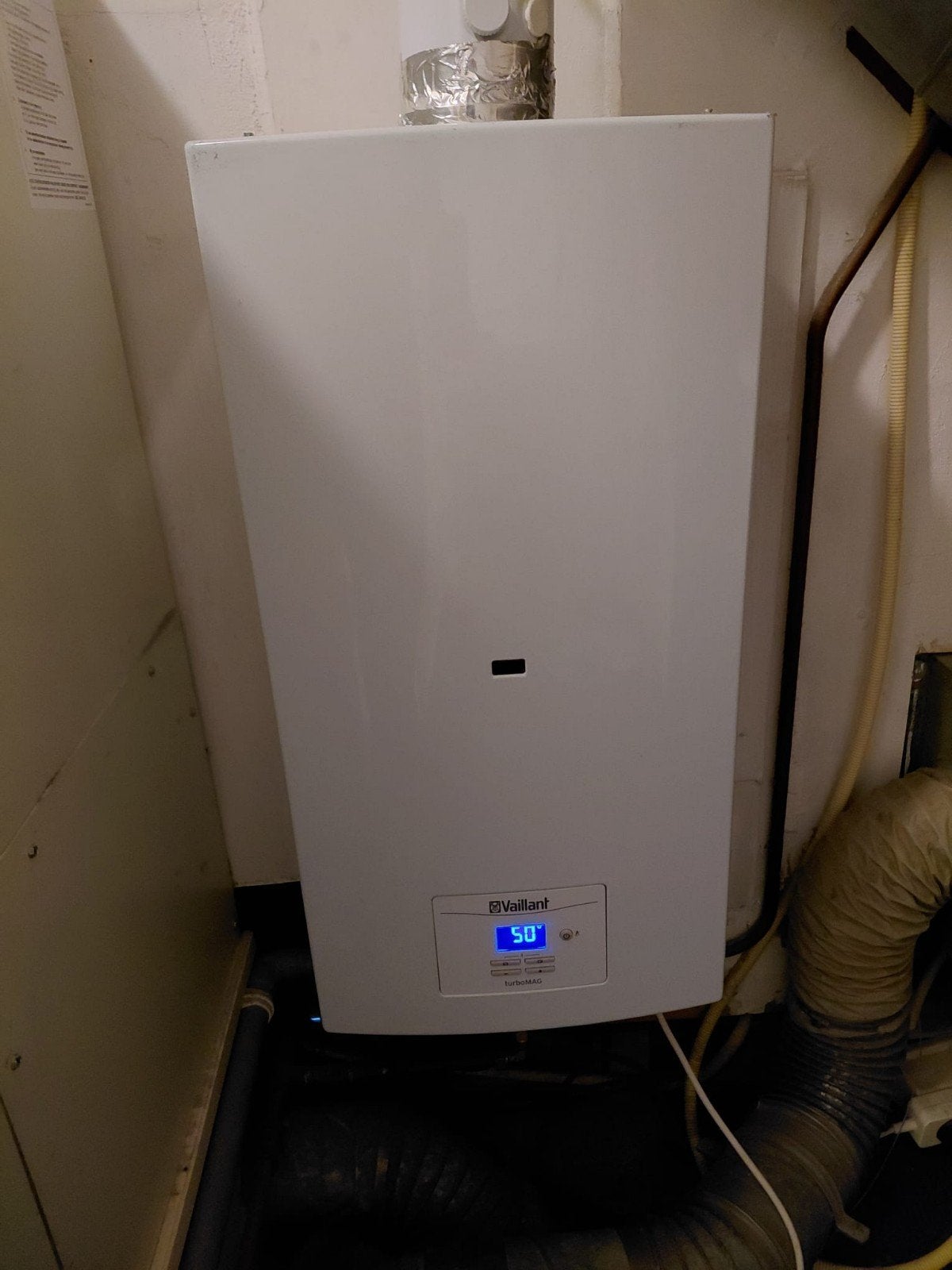 Vaillant turboMAG 115/1T Geiser - Zo goed als nieuw, Doe-het-zelf en Verbouw, Geisers en Boilers, Ophalen, Aardgas, Geiser, Zo goed als nieuw