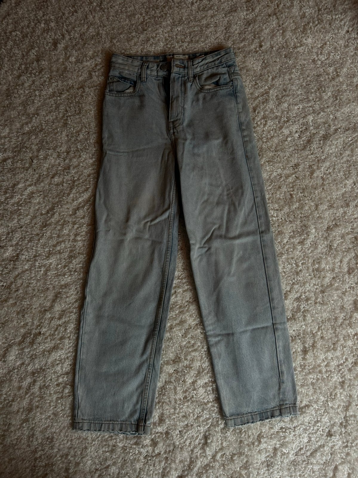 Pull&Bear Baggy Jeans - Lichtblauw - Maat 32, Ophalen of Verzenden, Zo goed als nieuw, Blauw