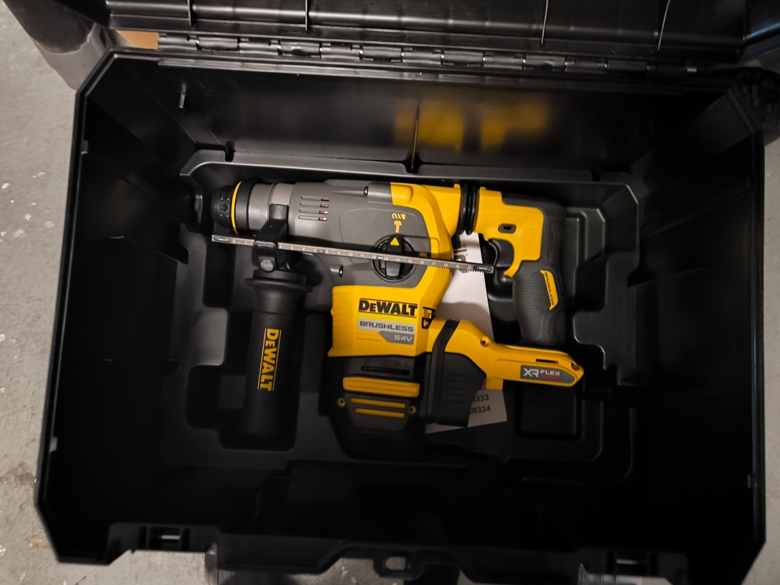 DeWalt DCH333T2 Accu Boorhamer - nieuw 2x9ah + lader, Ophalen, 600 watt of meer, Boor- en/of Breekhamer, Nieuw