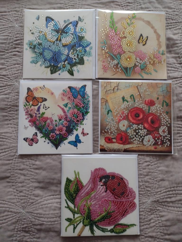 Pakket van 20 dubbele kaarten met envelop (handmade), Nieuw, Ophalen of Verzenden, Overige thema's, Nvt
