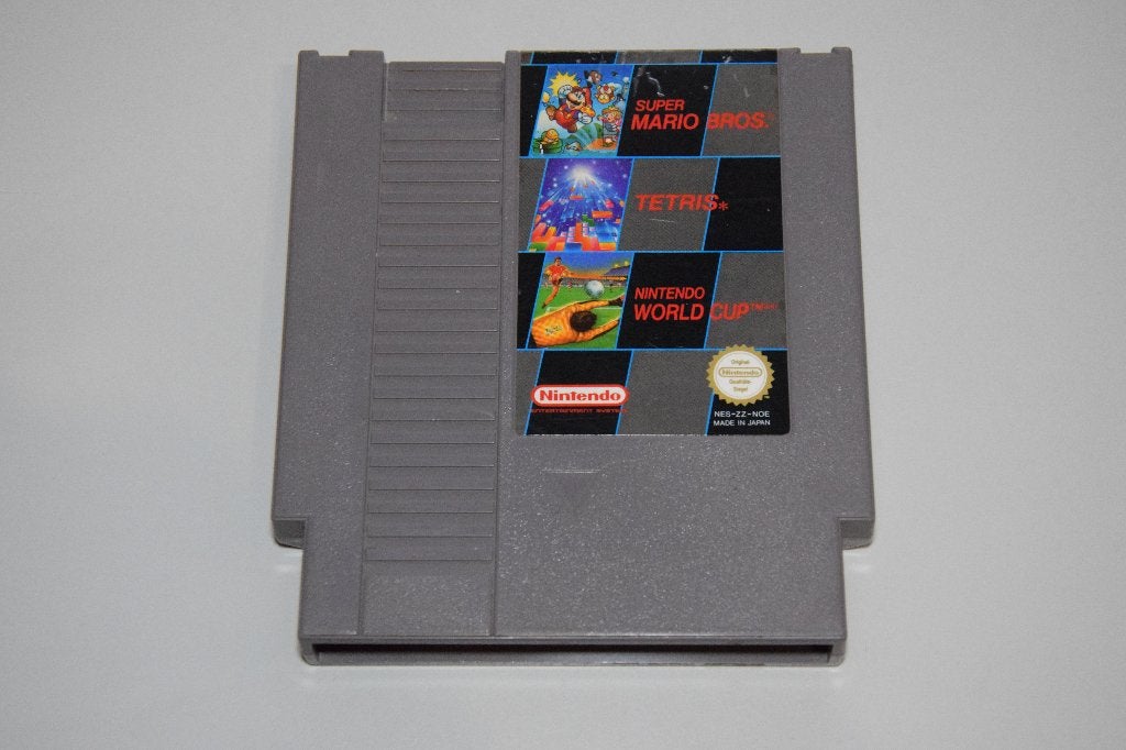Nintendo NES : Super Mario Bros / Tetris / World Cup, Spelcomputers en Games, Avontuur en Actie, 2 spelers, Ophalen of Verzenden