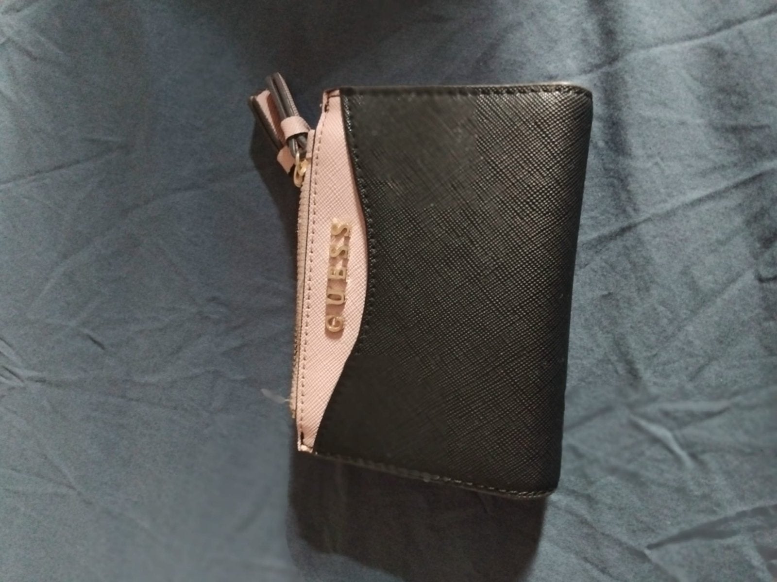 Guess portemonnee zwart/roze, Ophalen, Gebruikt, Zwart, Guess