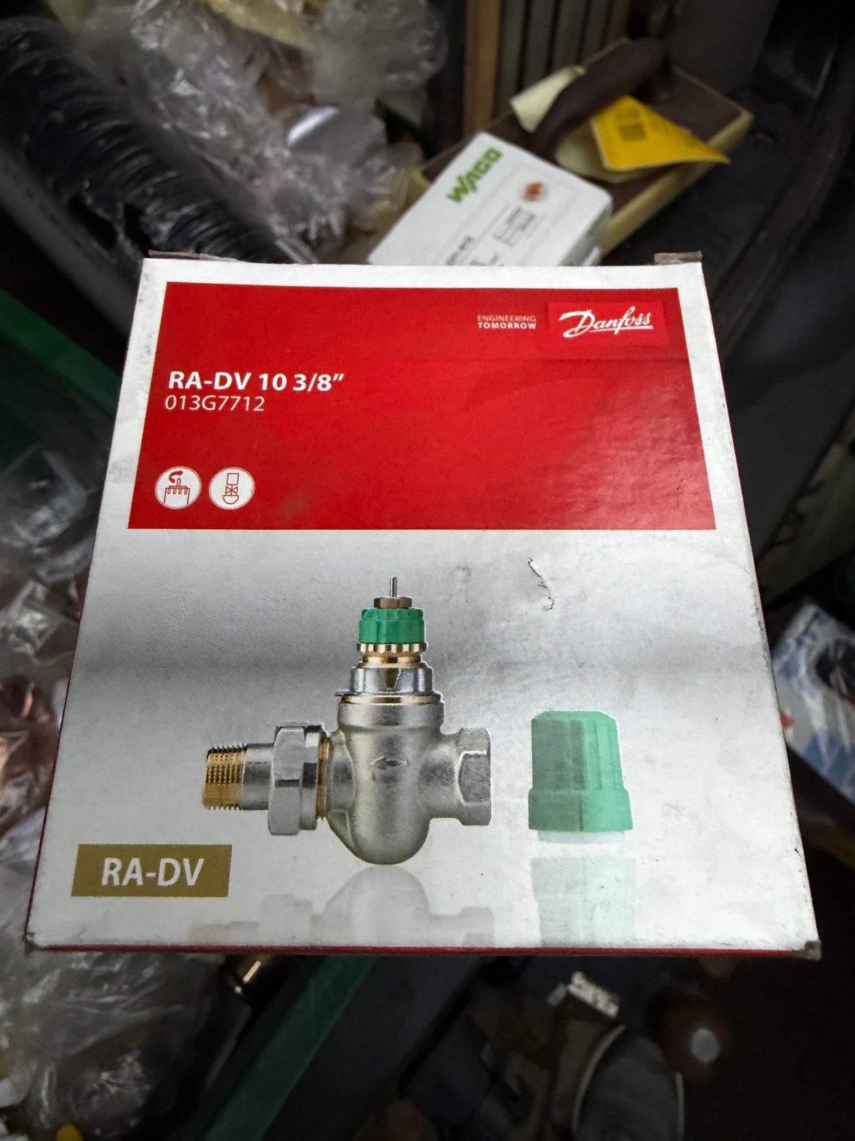Danfoss RA-DV 10 3/8" Radiatorafsluiter (Nieuw), Ophalen of Verzenden, Nieuw, Radiator
