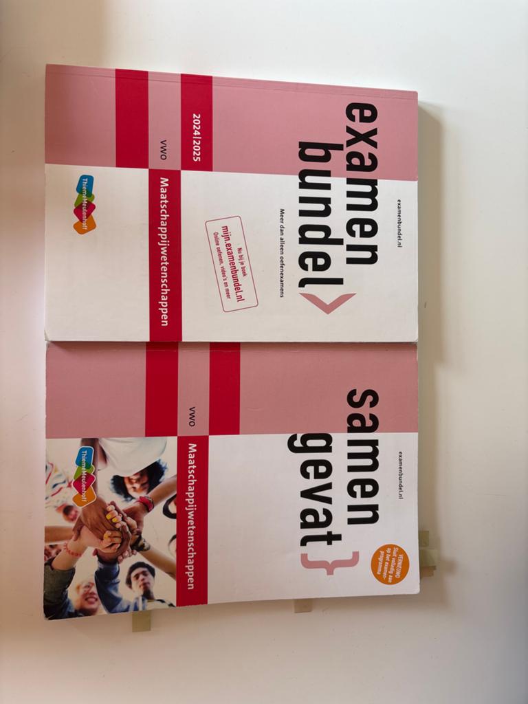 Examenbundel & Samengevat Maatschappijwetenschappen VWO 2024, Boeken, Ophalen of Verzenden, Zo goed als nieuw, VWO, Maatschappijleer