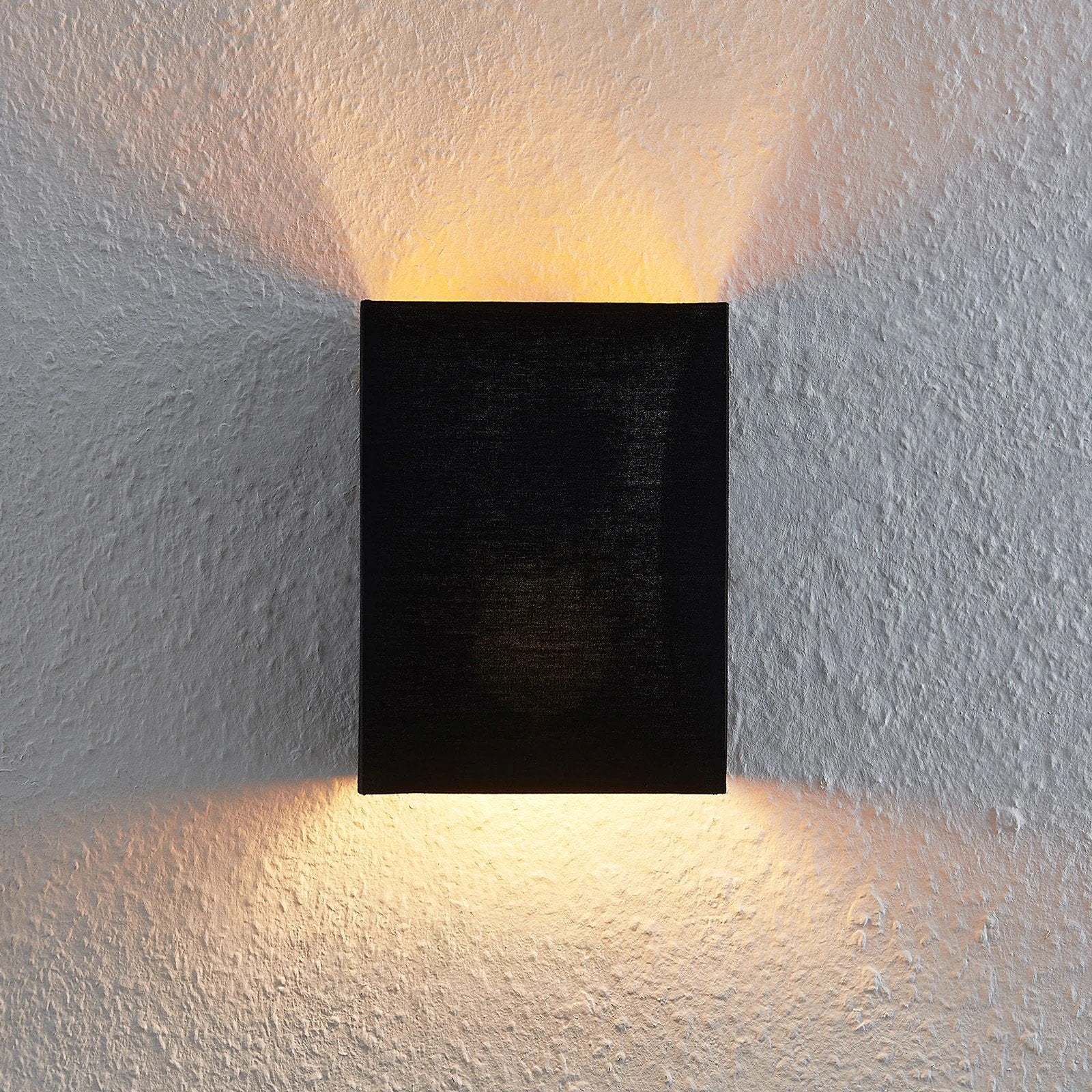 Lindby wandlamp - Zwart, Up-/downlighter, E27 fitting, Up-/downlighter, Zwart, Lindby, Nieuw