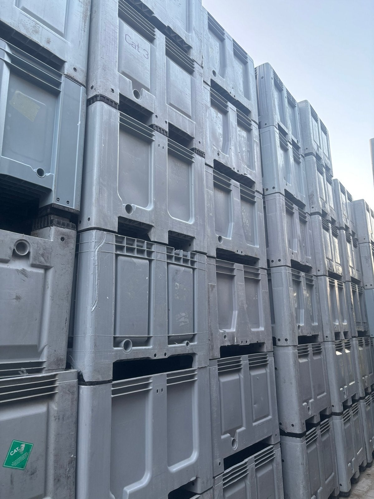 Standaard Palletbox 1200x1000x760 met 4 poten, Gebruikt, 100 cm of meer, 60 cm of meer, Bak of Kist