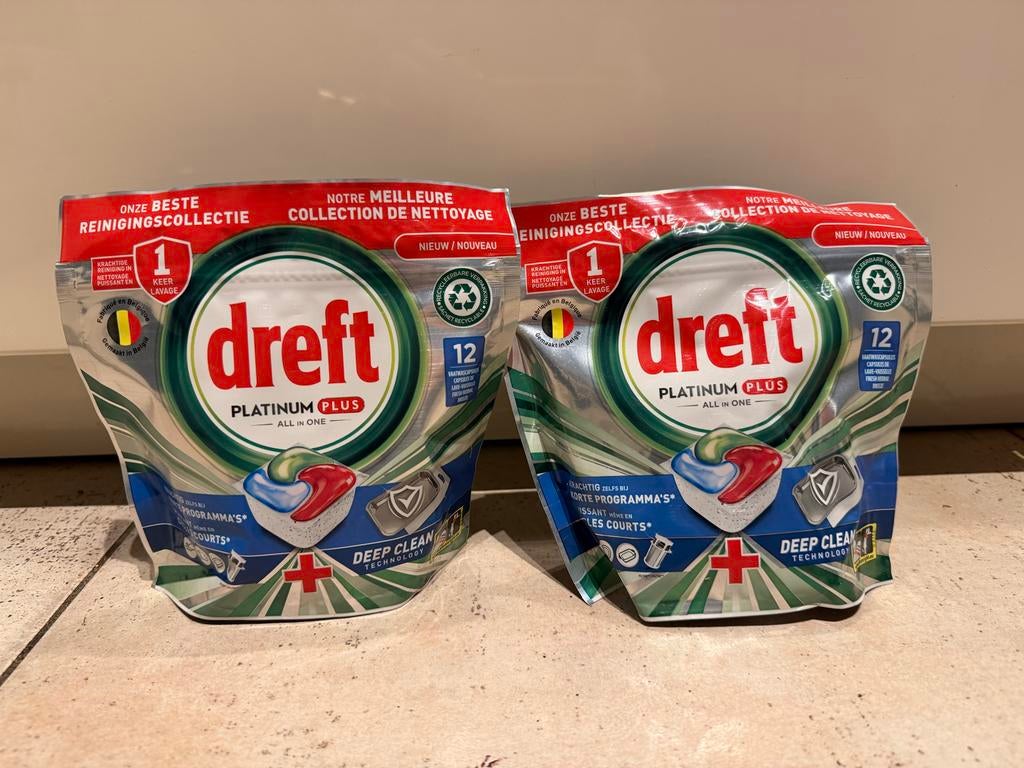 Dreft vaatwastabletten (2x12 stuks), Ophalen of Verzenden, Nieuw