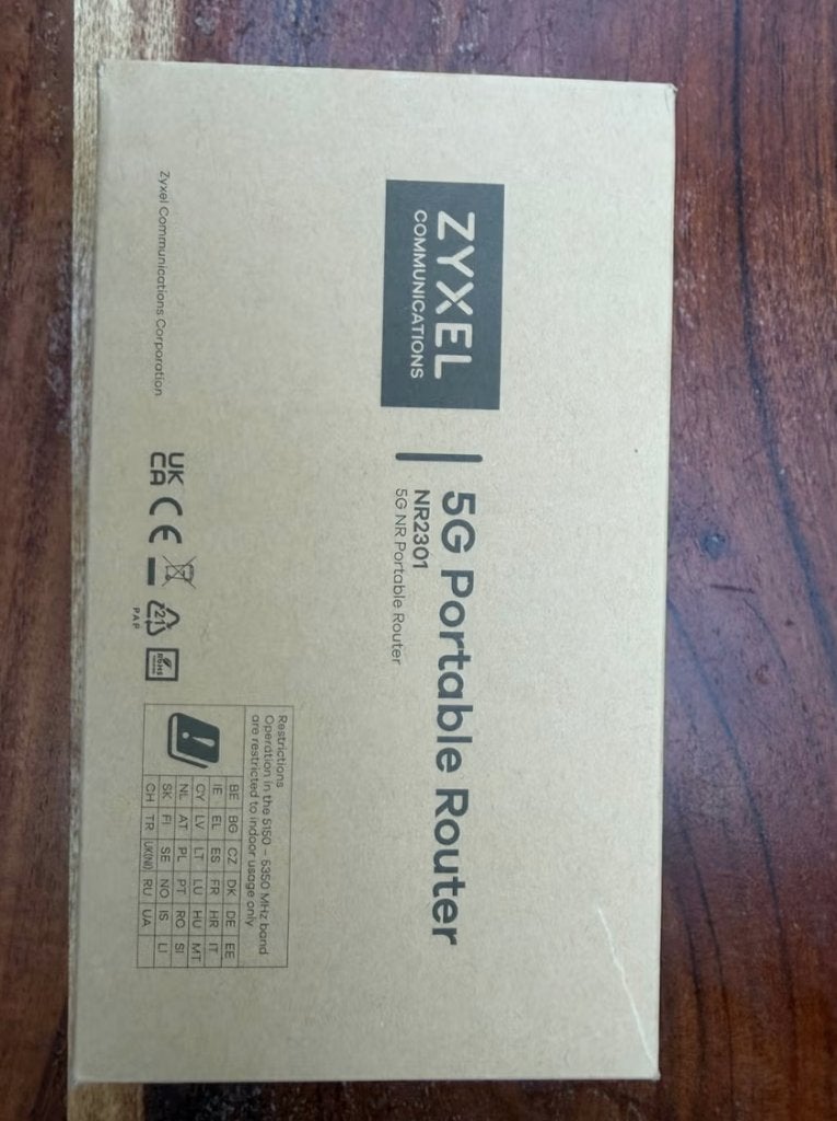 Zyxel 5G Portable Router NR2301, Computers en Software, Ophalen of Verzenden, Nieuw, Router met modem, Zyxel