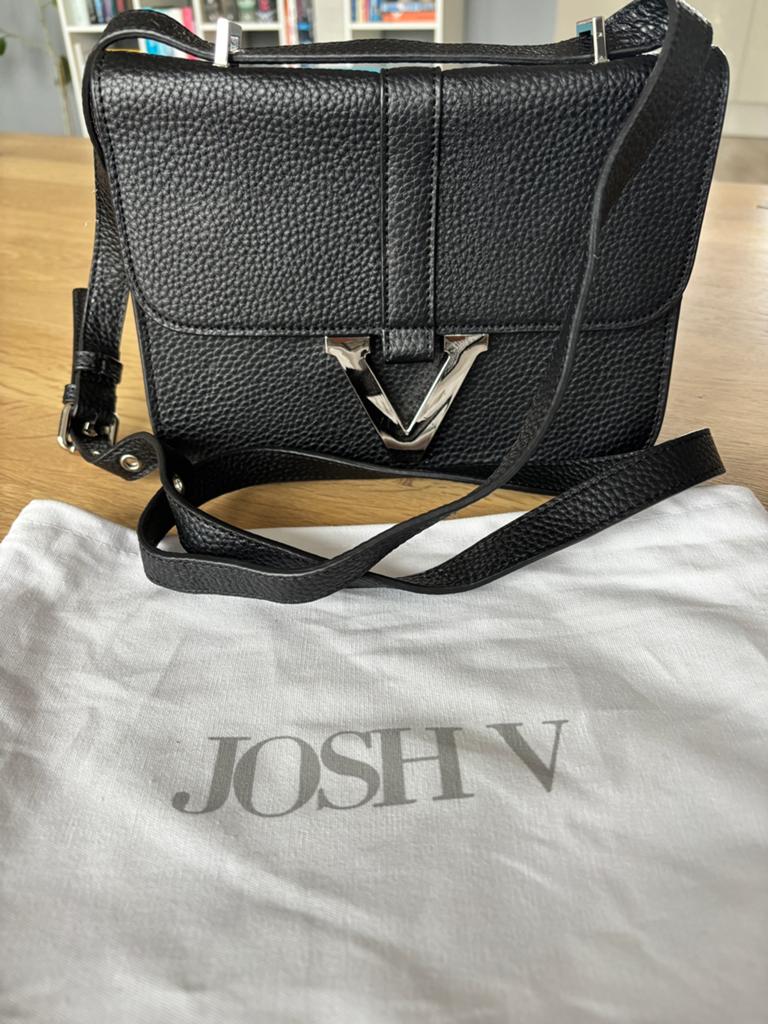 JOSH V Zwarte Crossbody Tas - Zo goed als nieuw, Ophalen of Verzenden, Zo goed als nieuw, Zwart, Schoudertasje