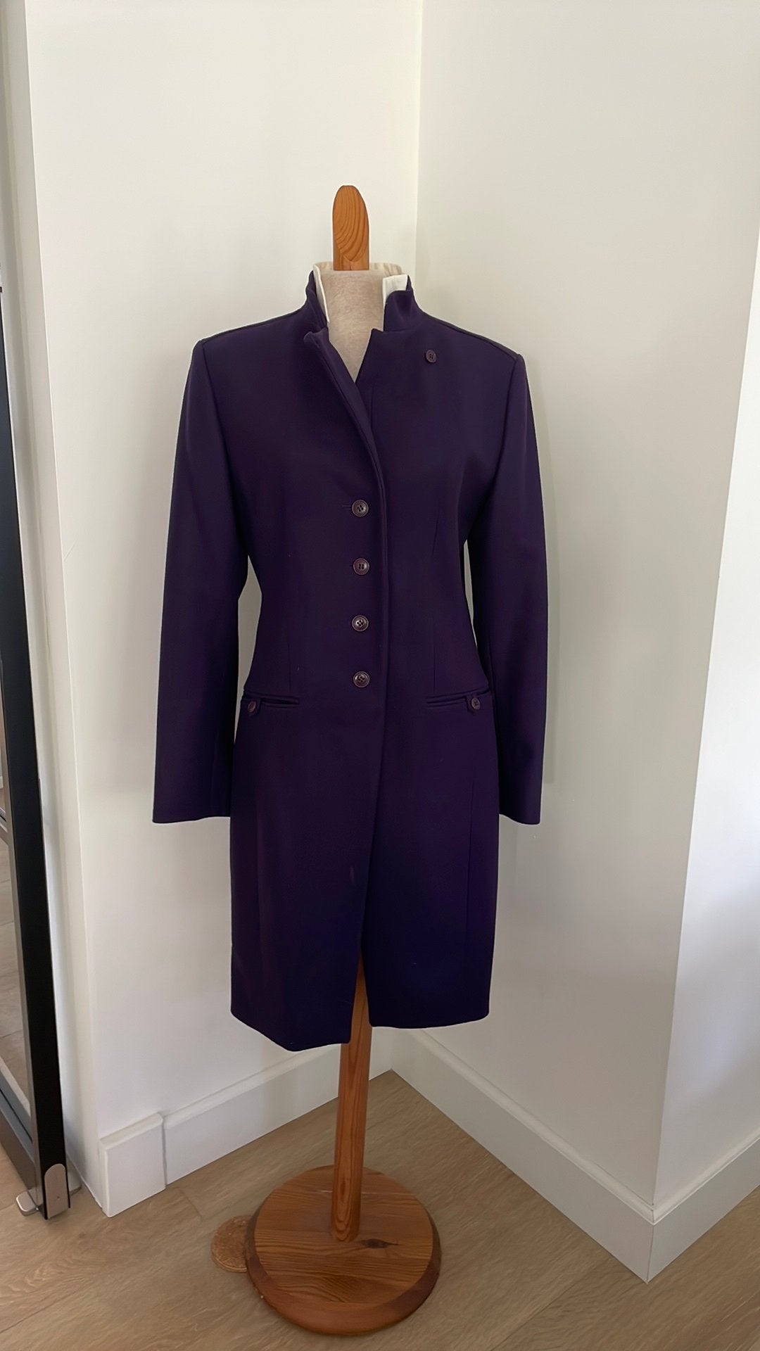 Wollen jas/mantel van Pauw, mt 1, S, Kleding | Dames, Jassen | Winter, Verzenden, Maat 36 (S), Paars