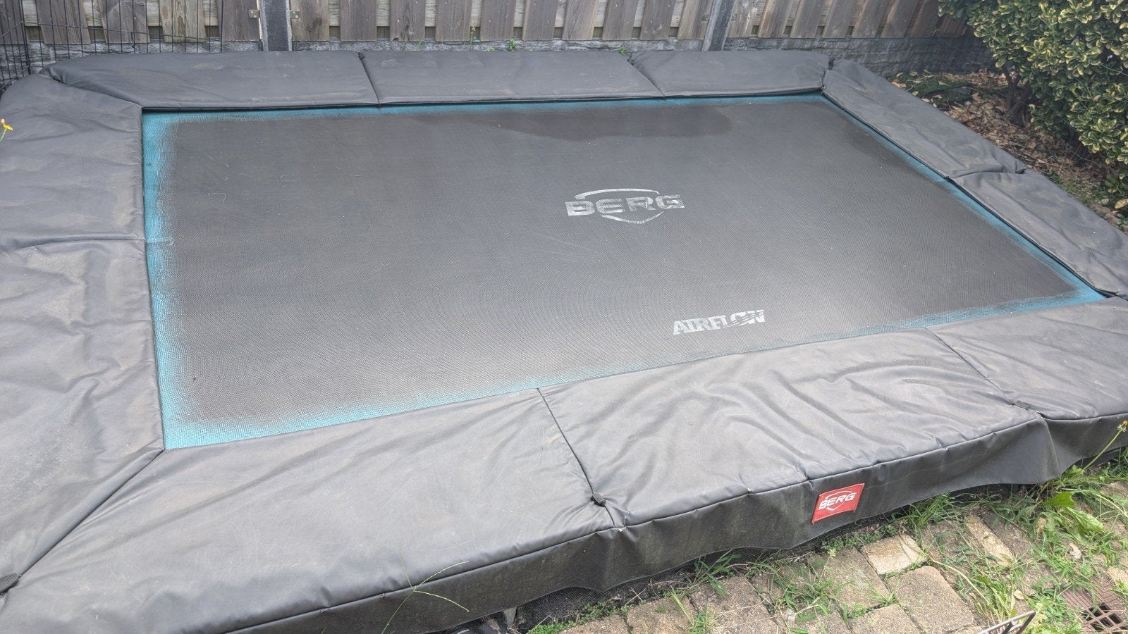 Inground Trampoline Berg Airflow, Ophalen, Gebruikt