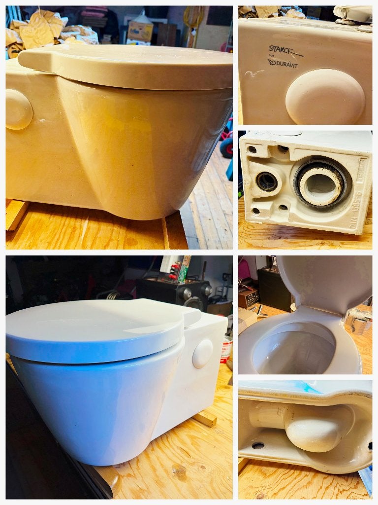 toiletpot Philippe Starck voor Duravit 1, Ophalen, Gebruikt, Steen, Toilet