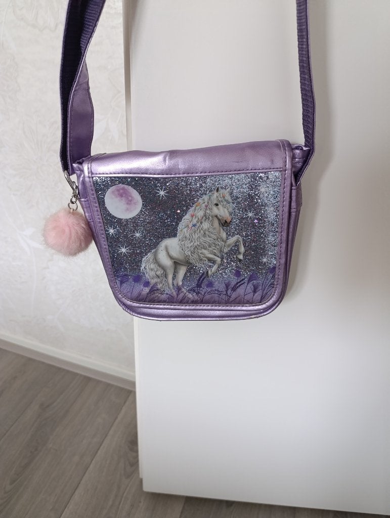 Te koop, miss melody tasje, Ophalen of Verzenden, Zo goed als nieuw, Tas, Paars