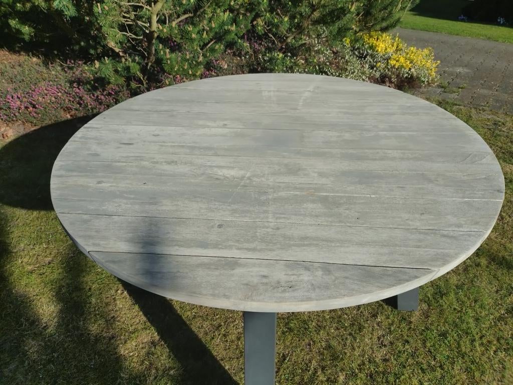 Mooie tuintafel van 4 Seasons Derby. 130 doorsnede, Tuin en Terras, Ophalen, Zo goed als nieuw, Rond