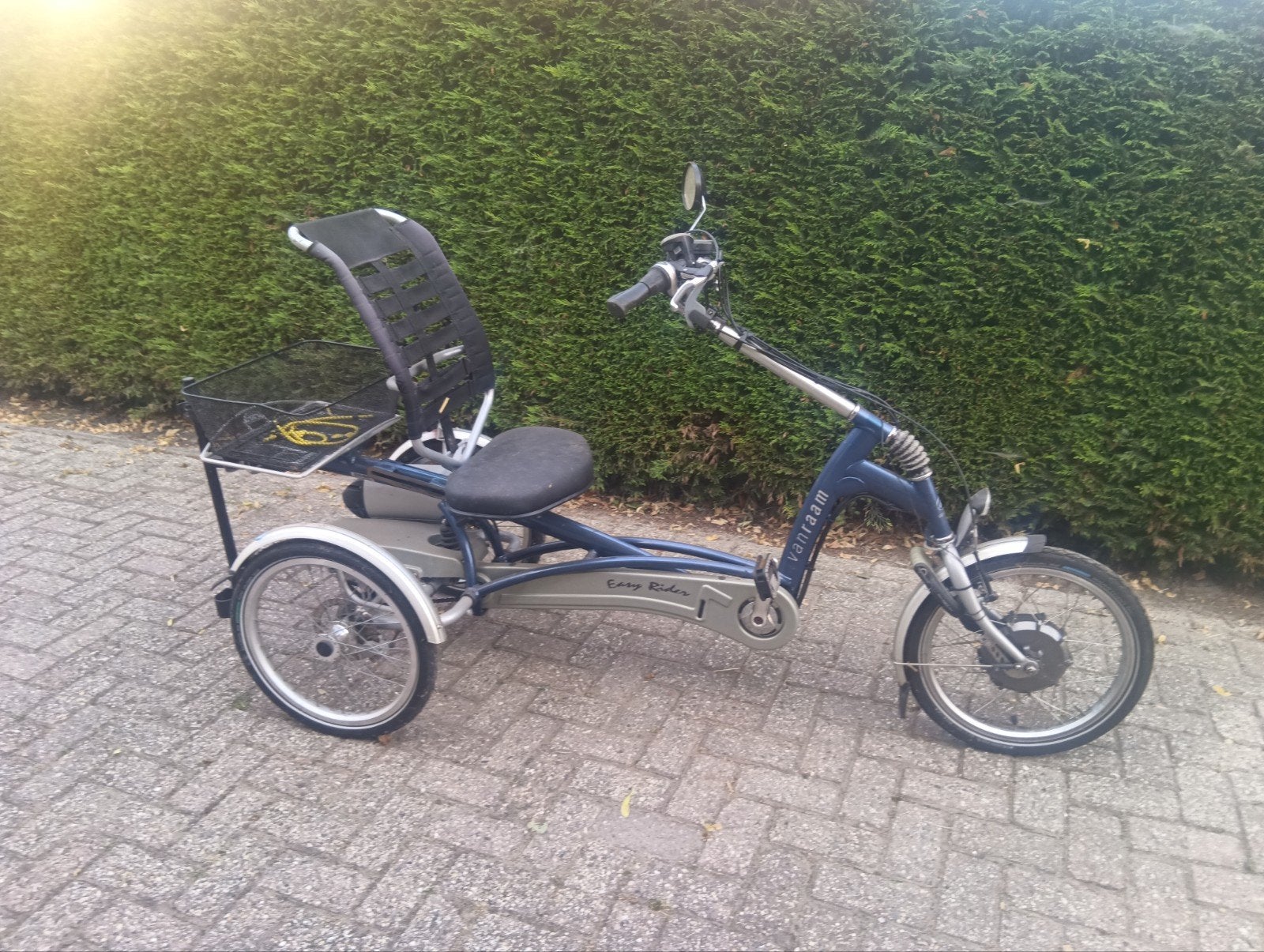 Van Raam Easy Rider driewieler met elektrische ondersteuning, Ophalen of Verzenden, Gebruikt, Schijfrem, Van Raam