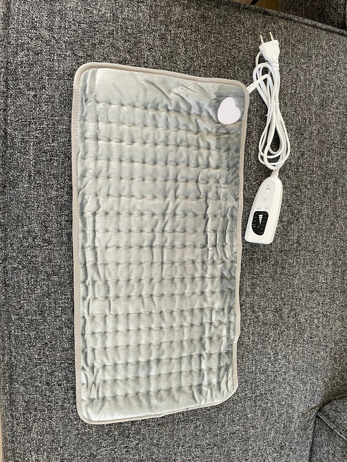 Elektrisch Warmtekussen / Heating Pad - Helemaal nieuw, Ophalen of Verzenden, Nieuw, Grijs, Rechthoekig