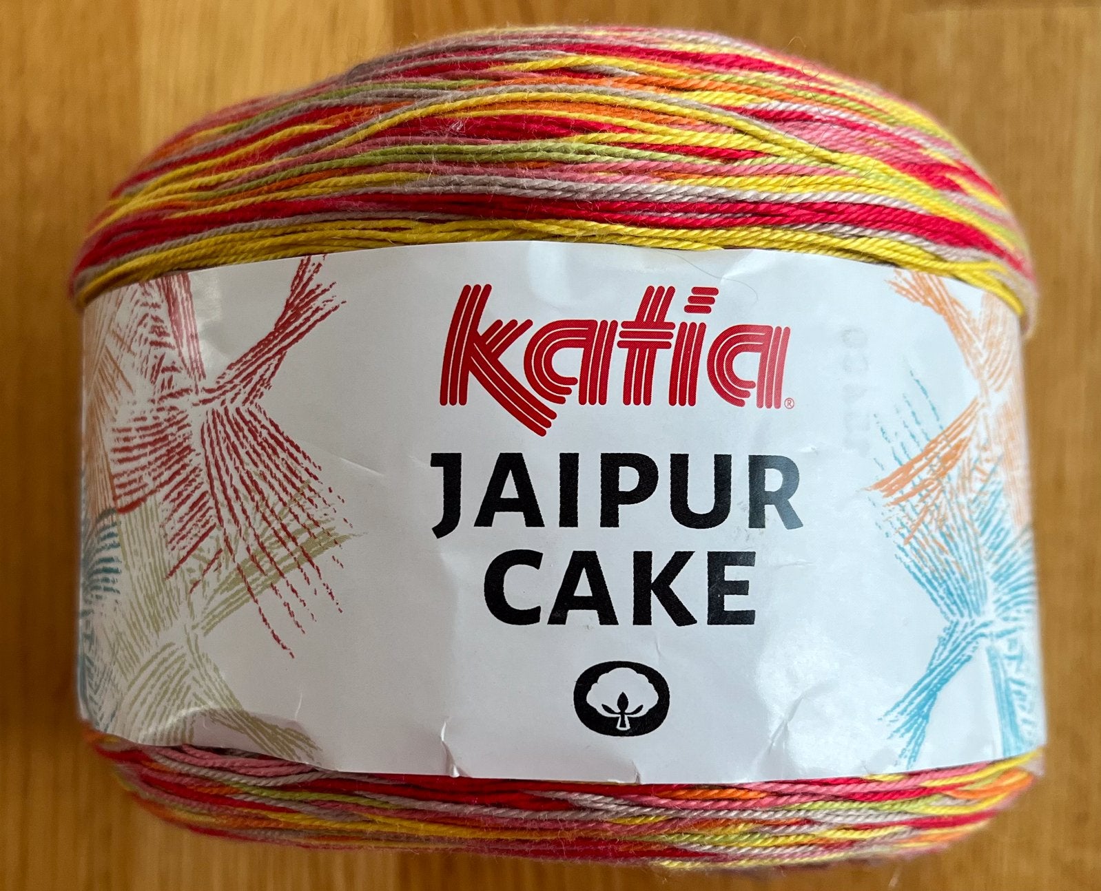 Katia Jaipur cake 1100 mt. 100% katoen 200 gr. nr 400 NIEUW, Ophalen of Verzenden, Nieuw, Breien of Haken, Wol of Garen