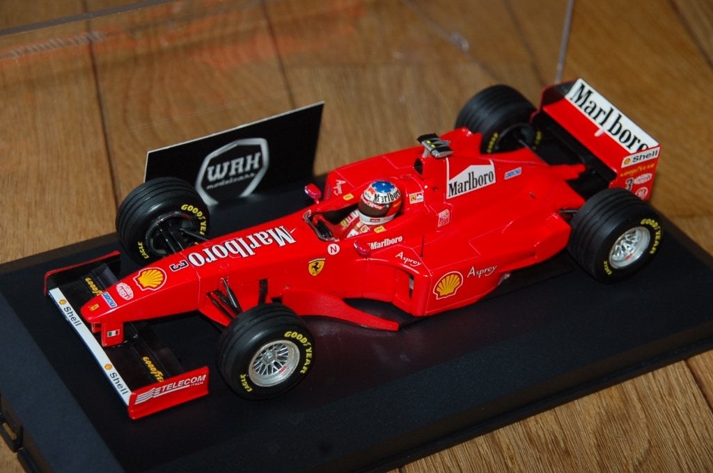 1:18 FERRARI F1 600TH GP SCHUMACHER Marlboro WRH, Verzenden, Zo goed als nieuw, Auto, Overige merken