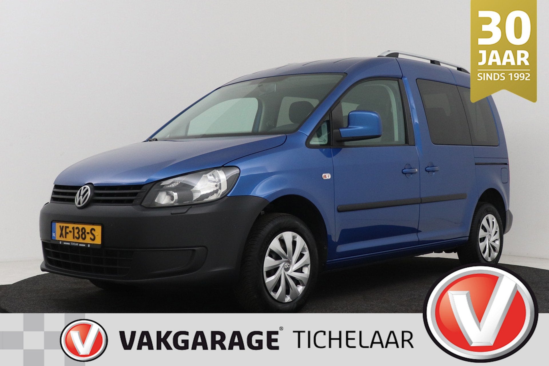 Volkswagen Caddy 1.2 TSI Trendline 7p | Trekhaak | Parkeerse, Auto's, Volkswagen, Voorwielaandrijving, Euro 5, 4 cilinders, Blauw