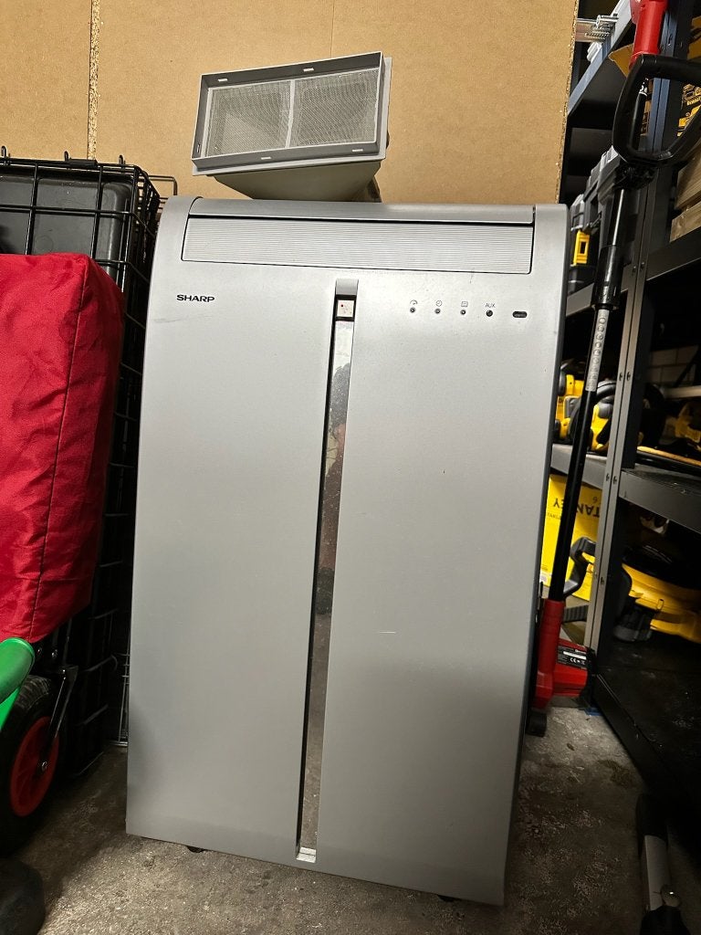 Airco Sharp CV-P09FR, Witgoed en Apparatuur, Airco's, Ophalen, Gebruikt, 3 snelheden of meer, Koelen en Ontvochtigen