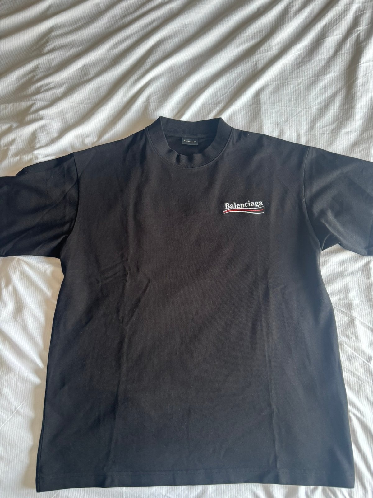 Balenciaga shirt, Ophalen of Verzenden, Zo goed als nieuw, Maat 52/54 (L), Zwart