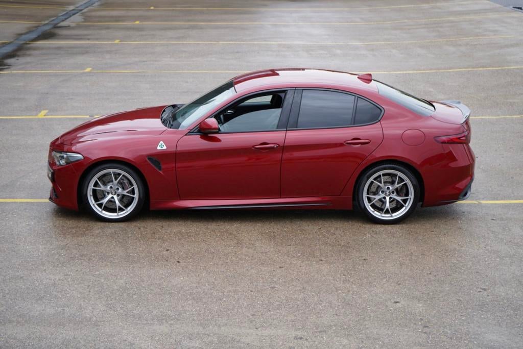 Alfa Romeo Giulia 2.9 V6 Quadrifoglio, Auto's, Alfa Romeo, Bedrijf, Te koop, Giulia, ABS, Achteruitrijcamera, Adaptive Cruise Control