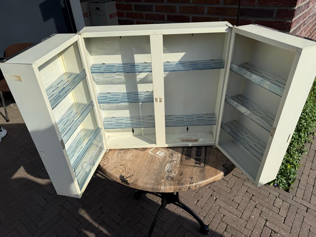 Vintage medicijnkastje / badkamerkastje, Antiek en Kunst, Ophalen of Verzenden
