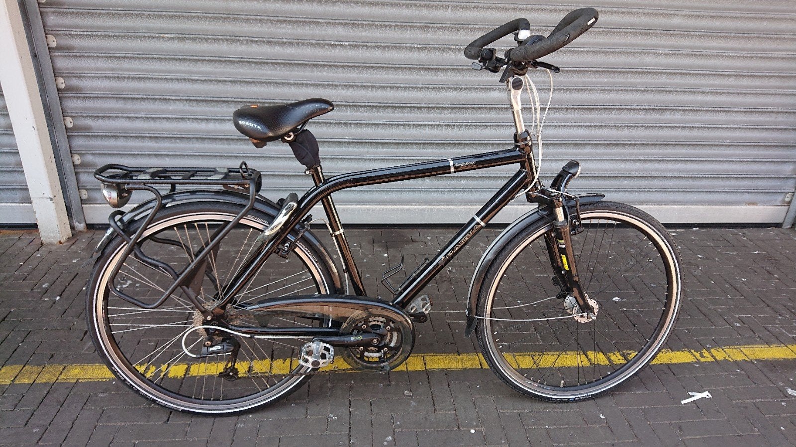 Sparta Argeon Black Line 21 versnellingen 28 inch wielen, Zo goed als nieuw, Meer dan 20 versnellingen, 53 tot 57 cm, Ophalen