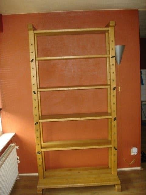 kaaskast-boekenkast-stellingskast, Ophalen, Met plank(en), 100 tot 150 cm, 200 cm of meer