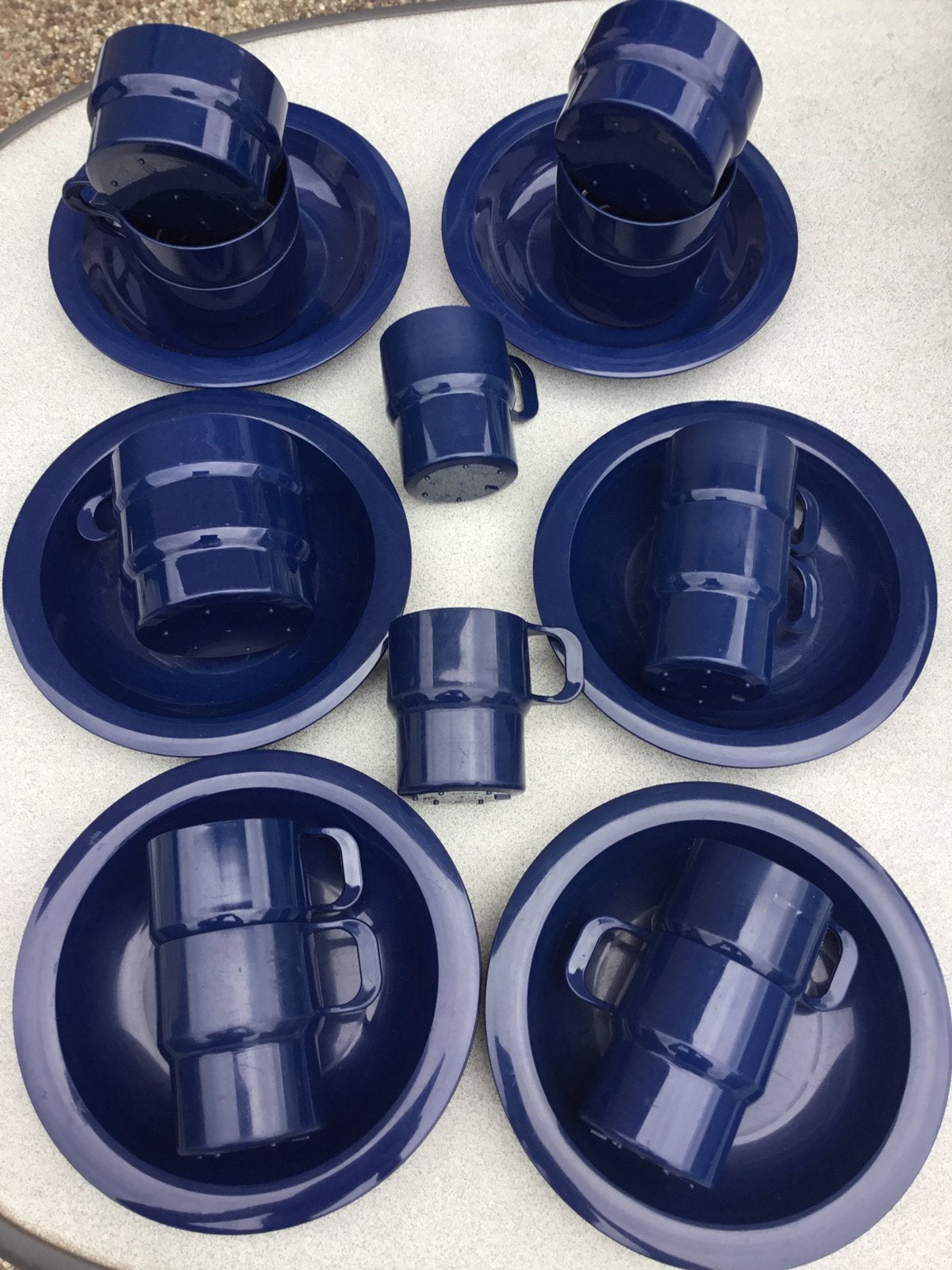 Camping Servies Coppia - 24 delig, Ophalen, Gebruikt