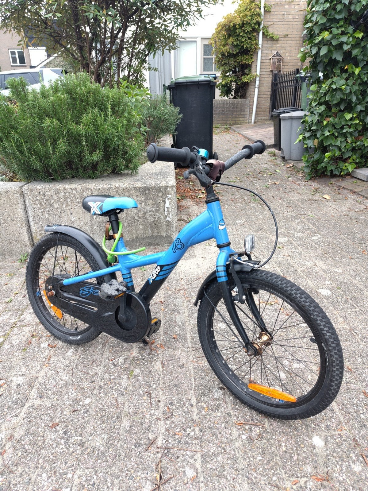kinderfiets 18 inch Scool, Ophalen, Gebruikt, 16 tot 20 inch