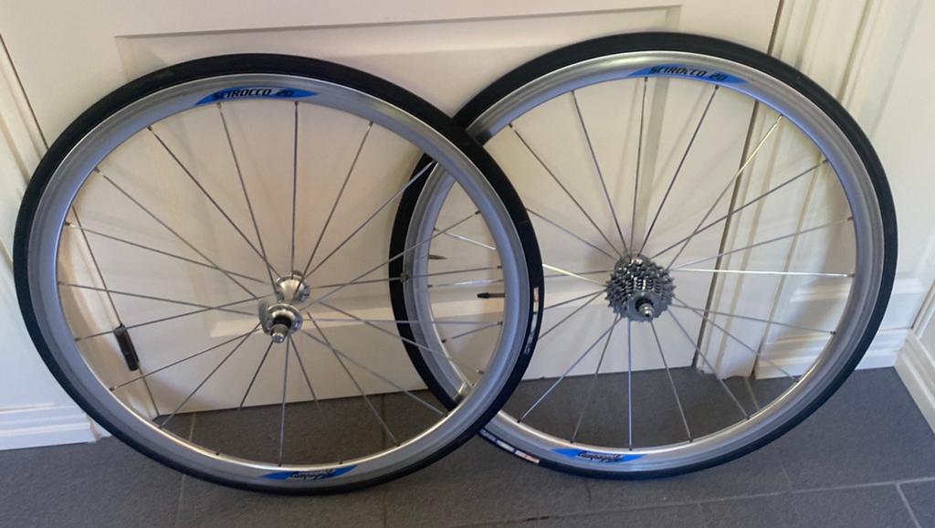 Racefiets wielset Campagnolo vintage, Ophalen of Verzenden, Zo goed als nieuw, Racefiets, Wiel