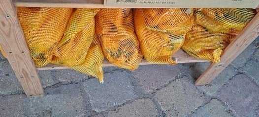 lege zakken voor hout of groente uien fruit etc, Ophalen, Zo goed als nieuw