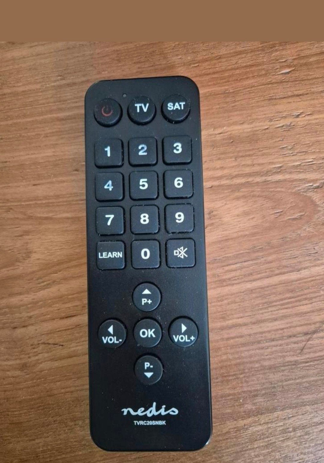 Nedis Senior TV Afstandsbediening TVRC20SNBK, Audio, Tv en Foto, Ophalen of Verzenden, Zo goed als nieuw, Universeel, Tv
