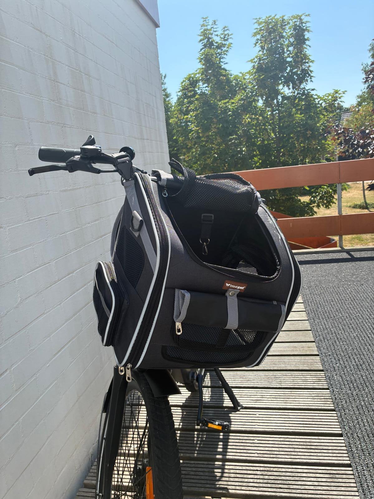 Honden fiets-/reismand - Trevopet, Dieren en Toebehoren, Honden-accessoires, Ophalen, Gebruikt, Hondenfietsmand