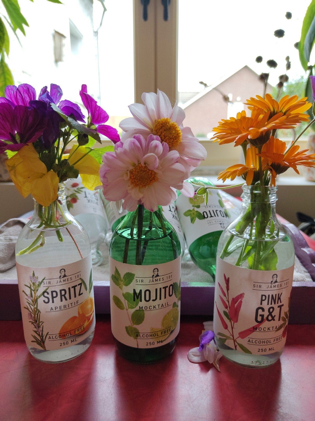Vaasjes, Ophalen, Transparant, 10 cm, Geschikt voor droogbloemen