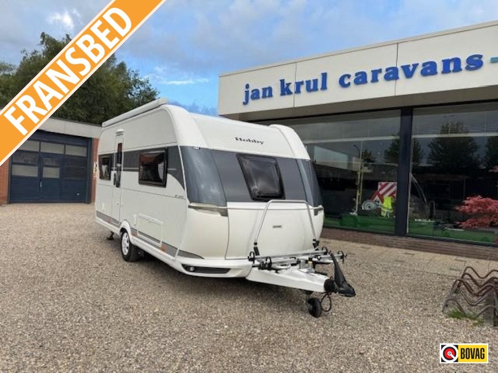 Hobby De Luxe 460 UFE mover luifel fietsenrek, Caravans en Kamperen, Rondzit, Hobby, Bedrijf, Overige typen