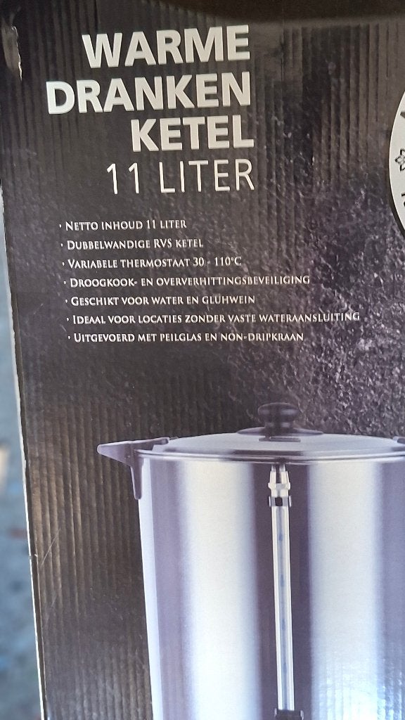 warmhoudketel, Ophalen, Nieuw