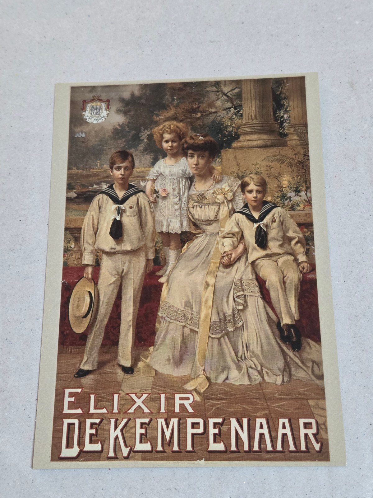 Oude reclamekaart Elixir De Kempenaar - Jenevermuseum, Ophalen of Verzenden, Voor 1920, Ongelopen