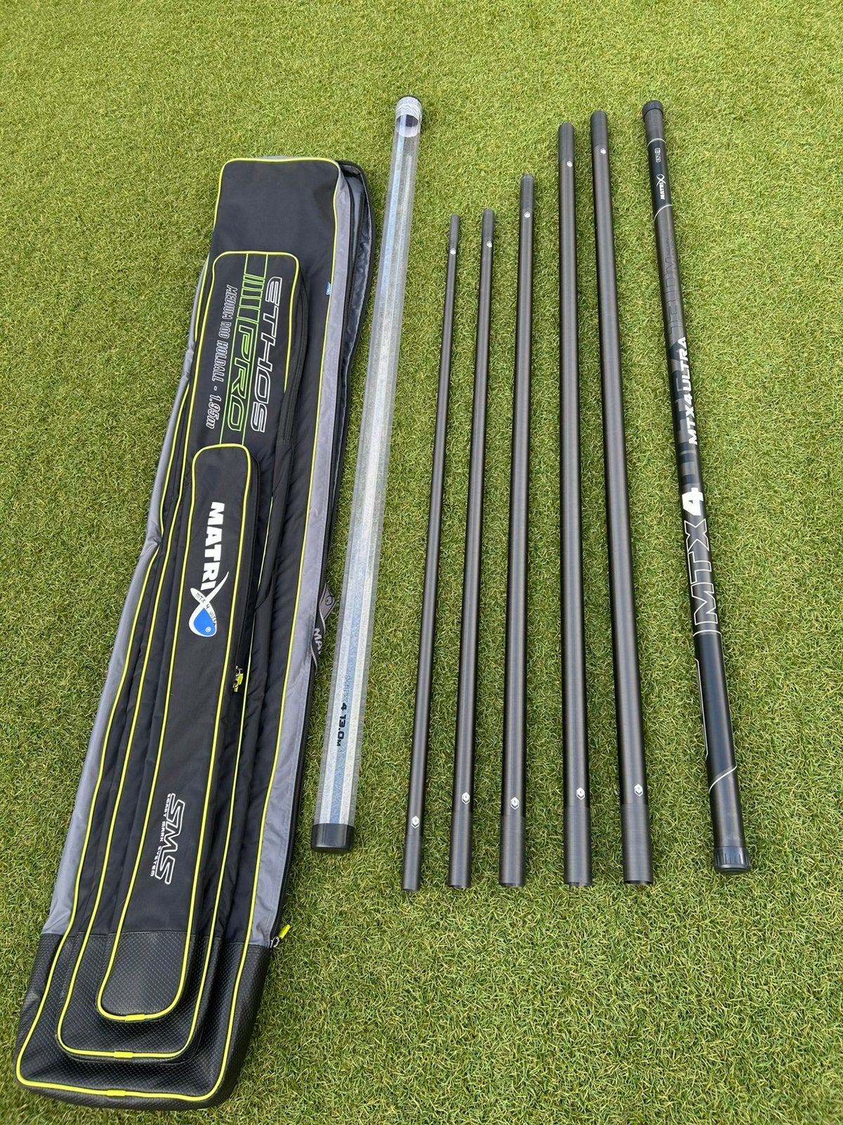 Matrix mtx4 ultra 13 meter pole package, Ophalen, Zo goed als nieuw, Vaste hengel
