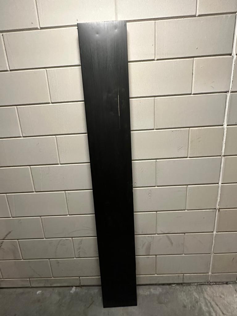 IKEA Lack zwevende wandplank 190 x 26 cm - Zwart, Ophalen of Verzenden, Gebruikt