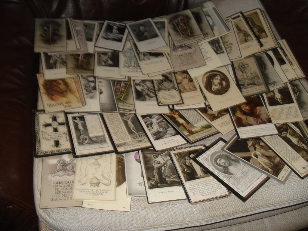 bidprentjes 120 st. alle geb. te SWALMEN, Ophalen of Verzenden, Bidprentje