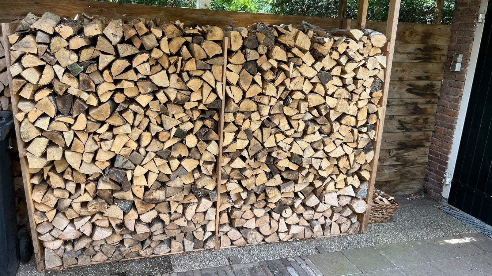 Haardhout 4 kuub/ m3 berk/beuk eersteklas gedroogd hout, Minder dan 3 m³, Ophalen