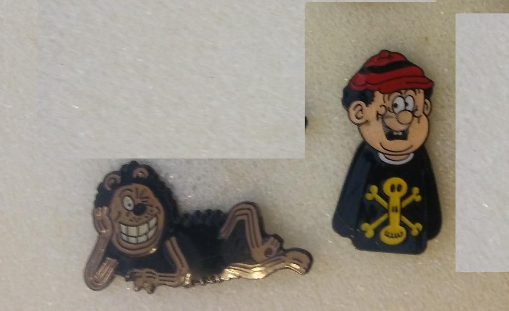 Dennis the Menace de bengel vintage strip tekenfilm pins, Ophalen of Verzenden, Zo goed als nieuw, Overige onderwerpen