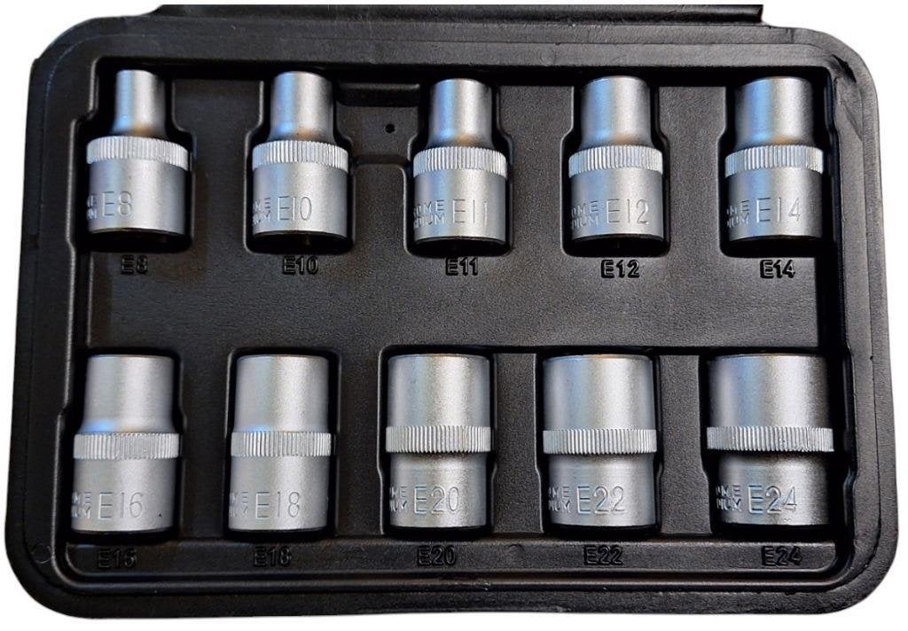 Dopset Torx E socket 10dlg – Nieuw, -, Nieuw, Ophalen of Verzenden, Info@partijdirect.nl